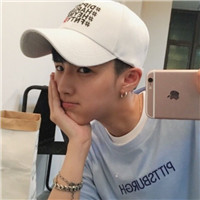 漫畫(huà)黑色側臉頭像女1