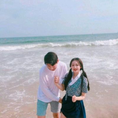女生背影手繪頭像唯美8